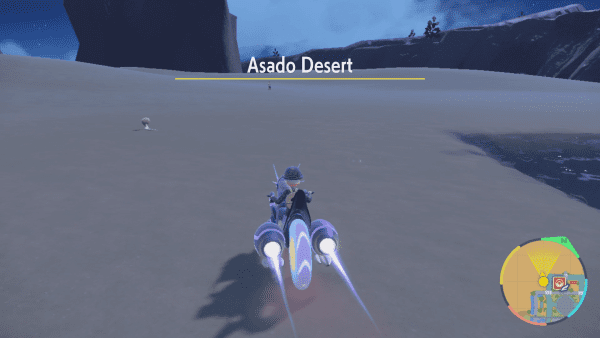 Entering Asado Desert