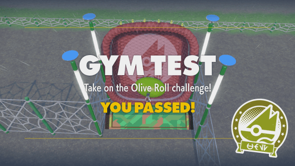 GYM TEST Take on the Olive Roll challenge! YOU PASSED!