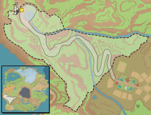 A map showing how to get to the Open Sky Titan