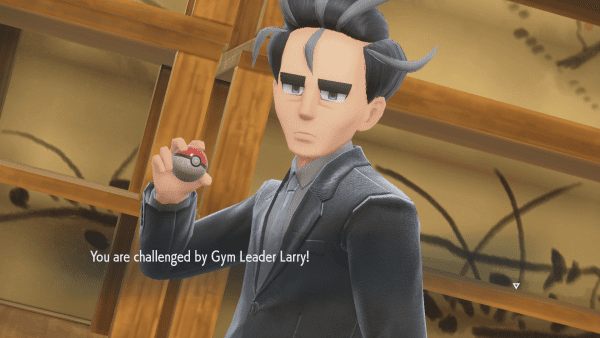 You are challenged by Gym Leader Larry!