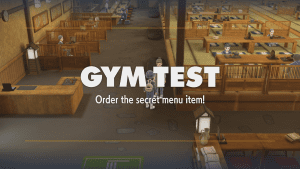 GYM Test Order the secret menu item!
