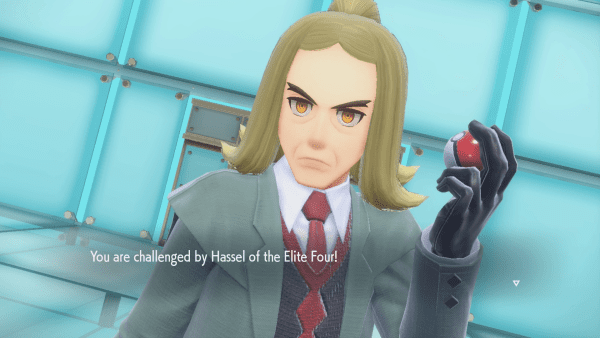 You are challenged by Hassel of the Elite Four!