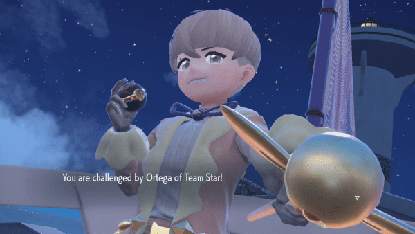 You are challenged by Ortega of Team Star!