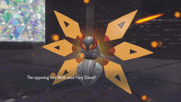 The opposing Iron Moth used Fiery Dance!